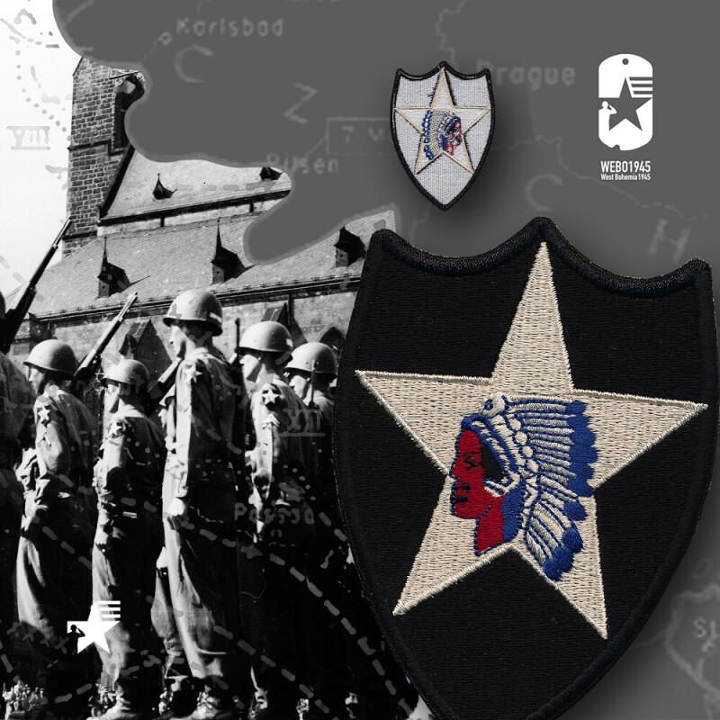 Repro-nášivka US 2. pěší divize